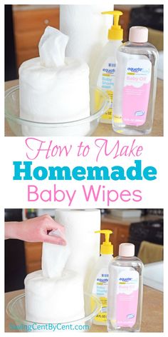 how to make homemade baby wipes