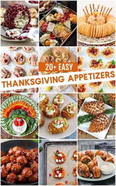 20 + easy thanksgiving appetizers