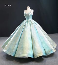 Light Blue Spaghetti Elegant Satin Evening Ball Gown - FashionByTeresa Grad Ball Dress, Big Princess Dress, Glitter Quinceanera Dresses, Quinceanera Dresses Red, Champagne Quinceanera Dresses, Evening Formal Dresses, Cannes Film Festival Red Carpet, White Quinceanera Dresses, Purple Quinceanera Dresses