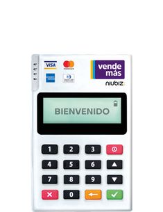 a calculator with the word benvenio on it's display screen