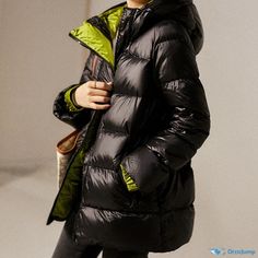 OrcaJump - Premium Hooded Puffy Winter Jacket Casual Warm Outerwear For Outdoor, Warm Casual Outerwear For Outdoor, Warm Solid Outerwear For Outdoor Activities, Casual Warm Outerwear For Outdoor Activities, Warm Casual Outerwear For Outdoor Activities, Warm Puffer Jacket For Fall Outdoor Activities, Warm Puffer Jacket For Outdoor Fall Use, Warm Puffer Jacket For Outdoor In Fall, Warm Winter Outerwear For Outdoor