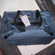 Nwt. Never Used. Has 4 Pockets On The Outside & 4 Pockets On The Inside. Includes 2 Extra Pouch Bags On The Inside, A Changing Pad, & A Strap To Add Extra Length. Baby Bjorn Carrier, Sharks For Kids, Sequin Backpack, Denim Baby, Pouch Bags, Cinch Bag, Backpack Lunch Bag, Blue Backpack, Chain Crossbody Bag