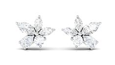 Product Details Shine like a star with our Diamond Cluster Earrings. Marquise, Round, and Pear Cut Diamonds twinkling together for a radiant and dazzling look. Product Information SKU SHP-EARRINGS062210019 Weight 1.30 gm (Approximate) DIAMOND INFORMATION No.of Stones 10 Pieces Total Weight 0.72 Carat (Approximate) Dimension(approx) Marquise-1.50X3.00 mm-4 PcsMarquise-2X4 mm-2 PcsPear-2X3 mm-2 PcsRound-2X2 mm-2 Pcs Color HI Cut Brilliant Shape Marquise, Pear, Round Setting Type Prong-Setting Qual White Diamond Cluster Earrings Marquise Shaped, White Diamond Cluster Earrings For Formal Events, White Diamond Cluster Earrings For Formal Occasions, White Cluster Diamond Earrings For Formal Occasions, Formal White Flower-shaped Diamond Earrings, White Diamond Marquise Earrings, White Marquise Diamond-cut Earrings, White Diamond Flower-shaped Earrings For Anniversary, White Cluster Cubic Zirconia Earrings