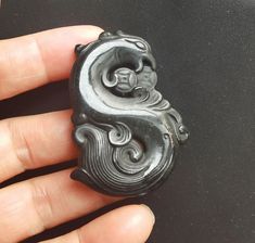 "Chinese antiquity dragon phoenix bird Carved Amulet Jade Pendant, 1.Material: natural black green jade stone bead, top with pass hole 2.Size of bead:approx 54mmx40mmx6mm in size. 3. this price is 1pendant. 4. fit make earring /brooch/pendant/necklace ect jewelry, 5.If you have speical requests, I'll be happy to do it for you. 6.Returns:I accept returns. 1)Send me an email within 7 days and let me know the item is being returned. 2)I will refund your money after we recieve our merchandise. 3)Pre Black Dragon Design Jewelry Gift, Black Jewelry With Dragon Design Collectible, Collectible Black Jewelry With Dragon Design, Black Jewelry With Dragon Design For Gift, Black Jade Jewelry With Natural Stones, Black Jade Jewelry For Gifts, Black Spiritual Jewelry With Dragon Design, Spiritual Black Jewelry With Dragon Design, Bead Top