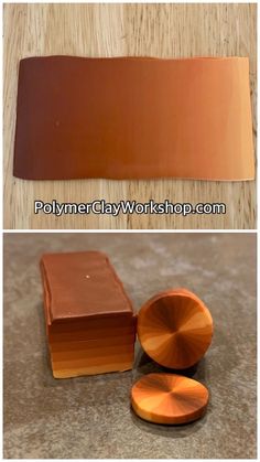 two different types of wood are shown in this photo and the same color is used to make