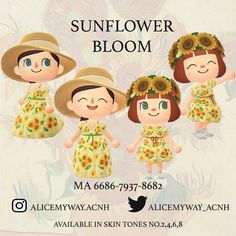 the sunflower bloom dolls are available for purchase