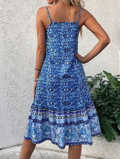 Stylish Summer withTropical Tale Sleeveless Printed Casual Dress Evening Gowns Elegant, Boho Patterns, Classy Chic, Yellow Fashion, Stay Cool, Dress For Women, Unique Print, Summer Wardrobe, Hot Summer