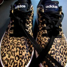 Adidas Animal Print Leather Sneaker. Size 8. Never Worn. Crisp And Clean. These Shoes Are Sharp. Adidas Animal Print, Fresh Color, Shoes Adidas, Brown Fashion, Printed Leather, Tan Brown, Adidas Shoes, Leather Sneakers, Adidas Women