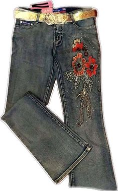 Casual Denim Rhinestone Jeans, Casual Denim Blue Jeans With Rhinestones, Spring Denim Blue Jeans With Rhinestones, Spring Rhinestone Denim Blue Jeans, Summer Embellished Straight Leg Jeans, Embellished Denim Bottoms For Fall, Fitted Embellished Medium Wash Jeans, Fall Embellished Denim Bottoms, Trendy Embellished Jeans For Spring