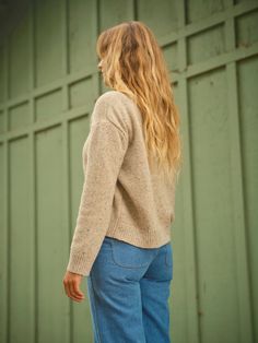 The Rhys Sweater pairs perfectly with jeans to give your weekends understated, elevated style. The fit is relaxed with an elegant drape, and the Merino Wool blend is cozy and warm. 65% Merino Wool, 30% Recycled Nylon, 5% Alpaca Alanna is 5' 6" tall and wearing size XS Mollusk Surf, Painters Pants, Surf Gear, Elevated Style, Elegant Drapes, Sweater Making, Board Shorts, Sweatshirt Shirt, Swim Shorts