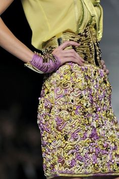 Rocco Barocco Spring 2010. Lavender Skirt, Prom Dress 2013, Brocade Skirt, Dresses 2013, Design Moda, Purple Art, Couture Details, Estilo Chic, Classy And Fabulous