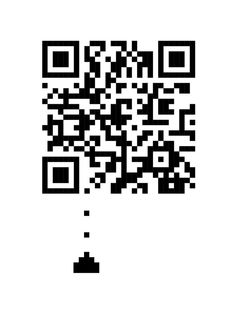 a black and white image of a qr code