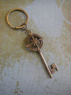 Bronze Compass Keychain for Him romantic gift by CHAiNGEthesubject, $18.00 Boyfriend Letters, Inexpensive Dates, Keychain For Him, Compass Keychain, Women Activities, Key Keychain, Keychain Ring, Old Keys, Diy Gifts For Him