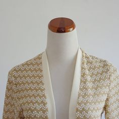 Vintage 70s Cardigan, Gold Metallic Knit Sweater, Gold Sparkle Disco, Knit Cardigan, Sears Fashions, Luxury Gold Elegant Cardigan, 70s Cardigan, Cream Knit Cardigan, Metallic Knit, Knit Cardigan Sweater, Gold Sparkle, Knit Sweater Cardigan, Vintage Sweaters, Wool Coat