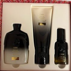 Oribe Gold Lust Shampoo 8.5 Oz Oribe Gold Lust Conditioner 6.8 Oz Oribe Gold Lust Nourishing Hair Oil 1.7 Oz Oribe Hair, Oribe Hair Products, Curly Hair Care, Nourishing Hair, Hair Conditioner, Hair Oil, Curly Hair, Womens Hairstyles, Curly Hair Styles