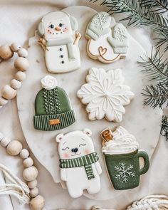 Instagram Beautiful Christmas Cookies Decorated, Campfire Cookies Decorated, Santa Hat Cookies Decorated, Christmas Cookies Decorated Ideas, Fun Christmas Cookies, Christmas Sugar Cookie Designs, Campfire Cookies, Iced Christmas Cookies, Quality Time With Friends