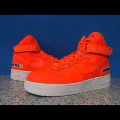 New With Box Missing Lid Size 6y Youth/ 7.5 Women’s Nike Air Force 1 Modern Streetwear, Nike Air Force 1 With Modern Style, Modern Nike Air Force 1 With Boost Midsole, Modern Nike Air Force 1 High-top With White Sole, Nike Air Force 1 Orange For Streetwear, Nike Air Force 1 Orange High-top, Sporty Orange High-top Nike Air Force 1, Orange High-top Nike Air Force 1 For Streetwear, Orange Nike Air Force 1 For Streetwear