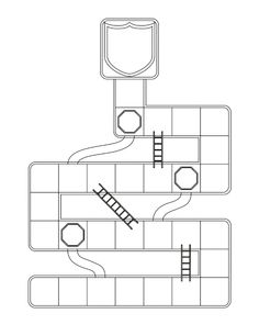 the floor plan for a bathroom with ladders