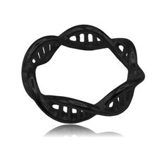 Black DNA Double Helix Science Stainless Steel Ring Nickel Allergy, Double Helix, Just For Men, Stainless Steel Ring, Elegant Ring, Stainless Steel Rings, Stainless Steel Necklace, Steel Ring, Steel Jewelry