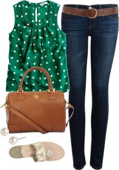 Stitch Fix Outfits, 2016 Summer, Summer Denim, Outfit Trends, Denim Trends, Summer Lovin, Tres Chic, Green Shirt, Mode Vintage