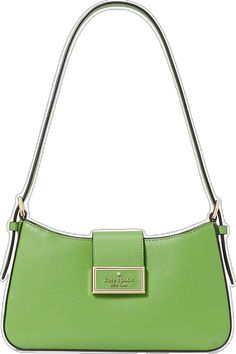 Classic Green Kate Spade Shoulder Bag, Classic Kate Spade Green Shoulder Bag, Formal Kate Spade Shoulder Bag With Zipper, Kate Spade Formal Shoulder Bag With Zipper, Formal Kate Spade Shoulder Bag With Zipper Closure, Kate Spade Outlet, Gummy Bears, Small Shoulder Bag, Kate Spade Bag