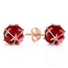 This gorgeous, affordable stud ruby pair of earrings is perfect for you or a loved one. Forged by hand with passion and precision, this piece is a pure example of how beautiful it is when gemstones and gold come together to form exquisite jewelry that will dazzle the eye and last for generations to come. Backed by our Rose Gold Print, Ruby Earrings Studs, Rose Gold Earrings Studs, White Gold Earrings Studs, White Gold Studs, Rose Gold Studs, Gold Stud Earrings, Ruby Earrings, Gold Print