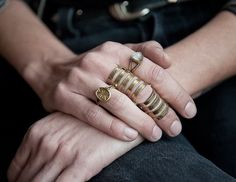 Handcrafted gold or Silver armor rocker hipster high fashion style ring adjustable - white or yellow bronze Tarnish-resistant Brass Midi Rings, Adjustable Brass Rings For Everyday, Symbolic Brass Rings, Unique Gold Midi Rings For Everyday, Unique Gold Midi Rings, Adjustable Vintage Brass Signet Ring, Adjustable Brass Midi Rings For Everyday Wear, Adjustable Brass Midi Rings For Everyday, Vintage Jewelry For Everyday Wear