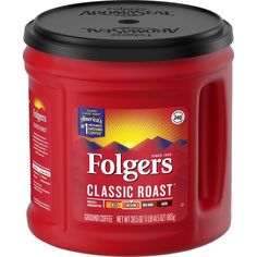 folgers classic roast coffee canister