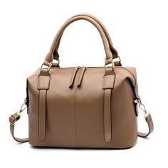 Product information: Material: Leather Style: fashion casual Feature: solid color Colour: wine red, khaki, black,brown Packing list: Handbag*1 Product Image: Leather Rivets, Handbag Vintage, Big Bag, Vintage Bag, Women Handbag, Big Bags, Women Leather, Small Crossbody Bag, Small Crossbody