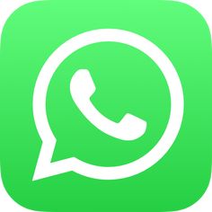 the whatsapp icon is shown in white on a green square with an arrow pointing up