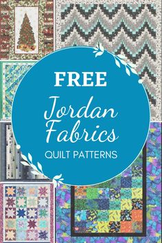 Free Jordan, Jordan Fabrics, Jordan Photos, Beautiful Quilts, Quilt Patterns, Top 10, Step By Step, To Create, Quilting