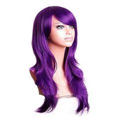 Category:Synthetic Wig; Gender:Women's; Top to Bottom:27; Wig Type:Cosplay Wig,Party Wig; Occasion:Gift,Party,Engagement,Business,Thank You,Night outSpecial occasion,Wear to work,Cotton,Back to School,SchoolWear,Event / Party,Party  Evening,Sports,Casual,Daily,Athleisure,Sport,Festival,N / A,Halloween,Party / Cocktail,Motorcycle,Camping  Hiking,Fishing,Home,Theme Party,Party Wear,Wedding Guest,Pride Day,Night,Kite Flying,Party Favor,Sports Outdoor,Party / Evening,Daily Wear,Masquerade,Carnival,S Long Waves Hair, Big Wavy Hair, Purple Grey Hair, Purple Cosplay, Hairstyles Wigs, Grey Blonde, Color Rubio, Waves Hair, Purple Wig