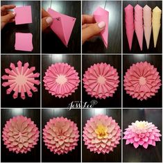 how to make origami flowers out of paper