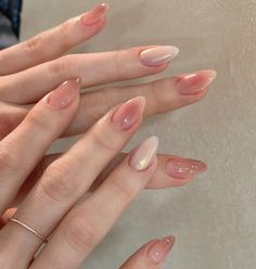 Simple Almond Nails Summer, Scotland Nails, Pink White Nails, August Nails, Cute Spring Nails, Almond Nails Designs, Luxury Nails, Hair Long, Nails Designs