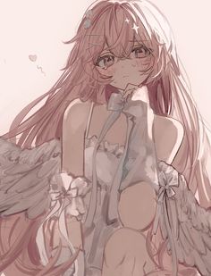 Angel Anime Art, Fairy Anime, Anime Flower, Angel Drawing, 캐릭터 드로잉, Human Art, Commission Art, 영감을 주는 캐릭터, Art Inspiration Drawing