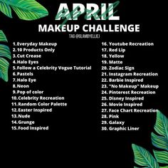 April Makeup, Trending Makeup Looks, Photo Edit Ideas, Makeup Content, Makeup Looks Inspiration, Beginner Eyeshadow, 30 Days Challenge, April Challenge