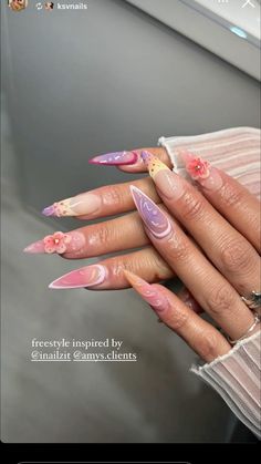 Spring Nail Designs, Edgy Nails, Summery Nails, Brighter Days, Classy Acrylic Nails, Nails Only, Soft Nails