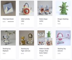 many different items are displayed on the website for children's crafting projects and crafts