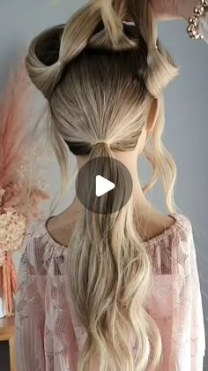 1,413 likes, 13 comments - amazingtrendyhairstyle on September 13, 2022: "Like comment share Follow for more. Save for later Credit @cathughesxo #behindthechair #btcteam #haireducation #beyondtheponytail #hairstyle #hairvideodiary #hairforgirls #hairstyletutorial". Long Plait Hairstyles, Haïr Style For Long Hair For Wedding, Half Up Half Down How To, Formal Braided Hairstyles For Long Hair, Large Bow Hairstyle, Pageant Hair Down, Semi Formal Hairstyles For Long Hair, Poni Hairstyle Simple, Long Hair Updo Easy Step By Step