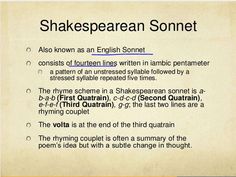 shakespeare sonnet also known as an english sonnet consists of fourteen lines written in latin