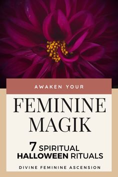 Our feminine magic is key on the feminine path and these Halloween rituals will remind you of the beauty and mystical aspects of life. 
Halloween is an ancient feminine holiday that goes back beyond our written history. It’s a powerful time for women to connect with their feminine magic and be in magical rituals. 
remember what you are capable - try these 7 spiritual Halloween rituals to get you connected to your inner- feminine magician!