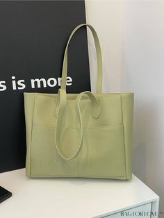 BagForLove - Stylish & Spacious Womens Shoulder Tote Bag: Laptop-friendly Green Softback Shoulder Bag For Daily Use, Everyday Green Softback Bag, Daily Use Green Softback Shoulder Bag, Green Softback Bag For Daily Use, Word Wrap, Green And Khaki, Shoulder Tote Bag, Bird In Bag, Bag For Women