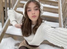 Ice Princess Aesthetic Outfit, Ice Princess Aesthetic, Forever Winter, Winter Angel, Winter Coquette, Cold Girl, Winter Princess, Snow Princess, Snow Angel