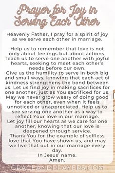 prayer for my son in loving each other