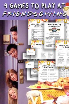 four games to play with friends and family in front of the door, including a menu for