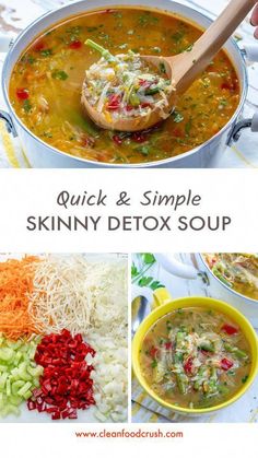 Reduce Bloat, Soup Making, Clean Eating Soup, Detox Soup, Clean Food Crush, Soup Diet, Food Crush, Diet Vegetarian, Healthy Soup Recipes