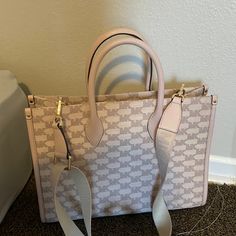 Michael Kors Mirella East West Tote Size 13.75 Color Light Pink Color Light Pink, East West, One Time, Michael Kors Bag, Color Light, Size 13, Light Colors, New Color, Light Pink