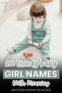 Find the perfect name for your baby girl with our list of 200 beautiful and unique names! From cute and uncommon to rare and trendy, these modern names are sure to inspire. Modern Baby Girl Names, Girl Names List, Trendy Baby Girl Names, Strong Baby Girl Names, Uncommon Girl Names, Names And Their Meanings, Unique Baby Girl Names