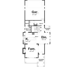 the first floor plan for this house