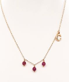 This is a beautiful gemstone pink tourmaline necklace!  Three gemstone beads size are 6mm with 14K gold fill chain. You can personalized it with an initial charm. A great gift for mother's day, valentine's day, birthday, bridal shower or brides mate.  PINK TOURMALINE: Tourmaline is a birthstone for October, along with opal.  Tourmaline is also the gem of the 8th anniversary. Pink tourmaline (also known as rubellite) is a gentle stone that directly touches the heart! The color varies widely from Brides Mate, Pink Tourmaline Necklace, Everyday Wear Jewelry, 8th Anniversary, Tourmaline Necklace, Initial Charm, Crystal Pearls, Gold Filled Chain, Heart Chakra